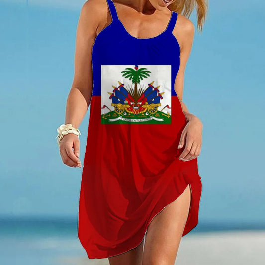 Haiti Flag Dress